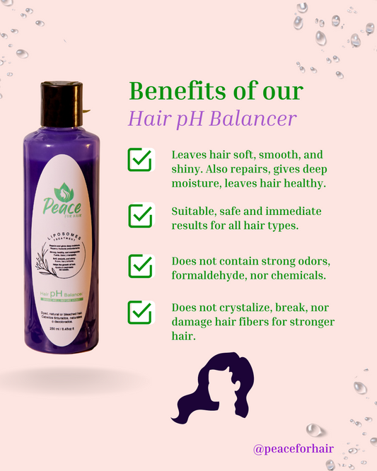 🌿Hair pH Balancer Treatment with Natural Ingredients, Color Safe, 250 mL