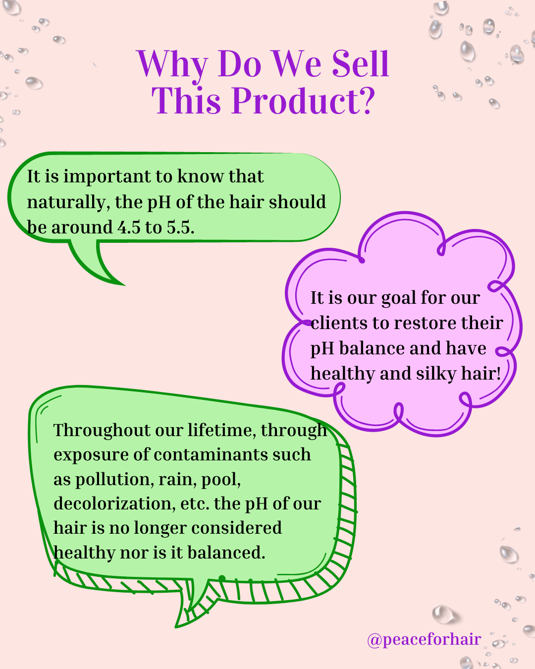 Hair pH Balancer Treatment with Natural Ingredients, Set.