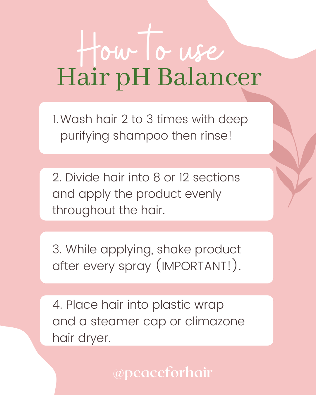 Hair pH Balancer Treatment with Natural Ingredients, Color Safe, 250 mL