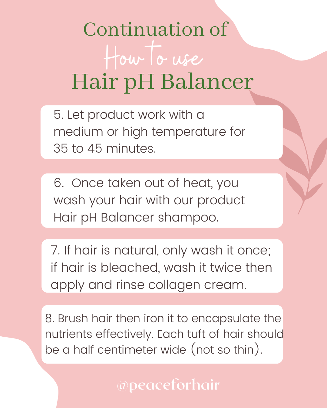 Hair pH Balancer Treatment with Natural Ingredients, Color Safe, 250 mL
