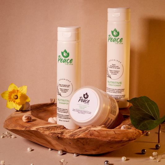 Nutritive Ceramides Shampoo And Conditioner Duo, 10 oz.; Including Collagen Cream, 8.45 oz.